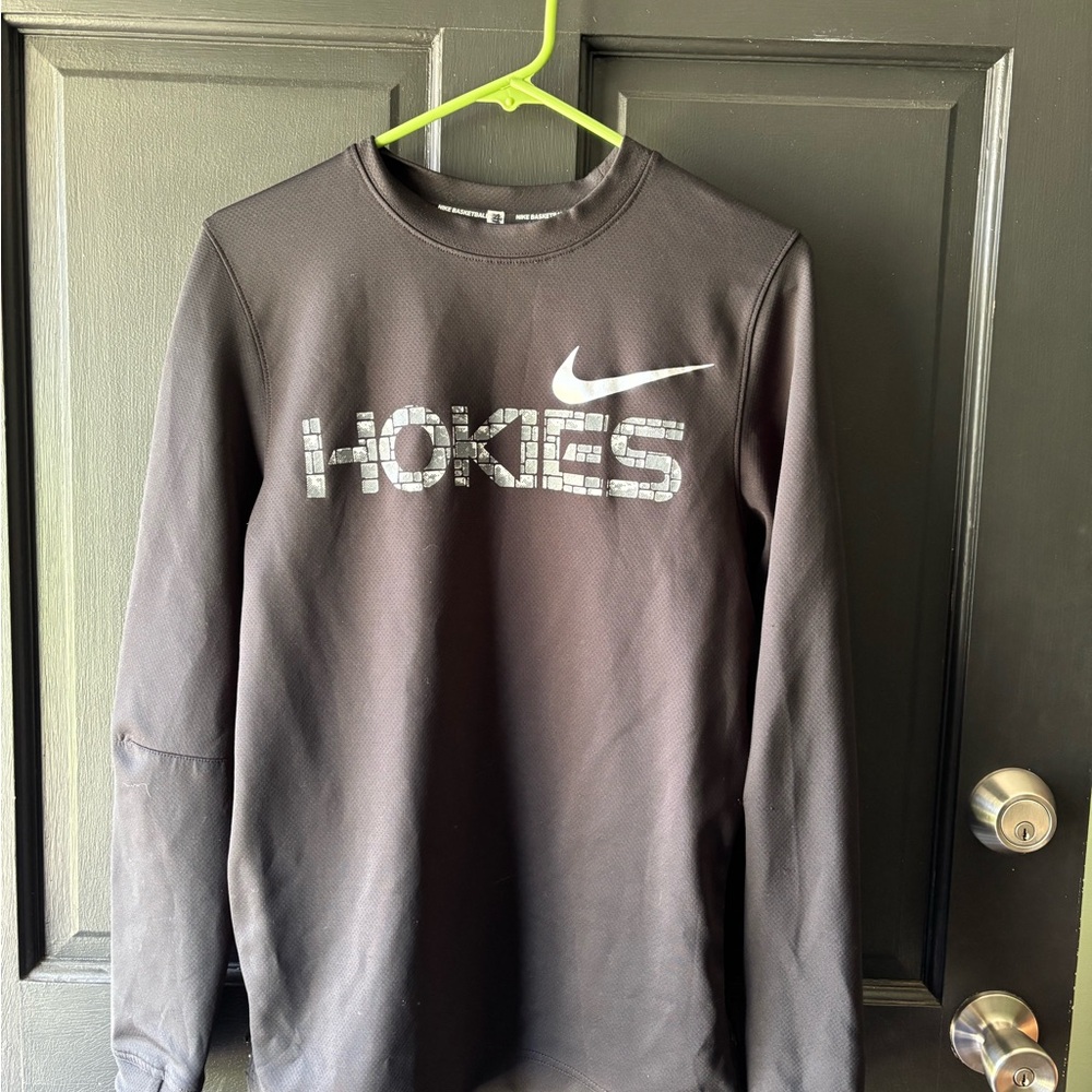 Nike Black Hokies Long Sleeve Sweatshirt